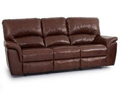 Cheers Sofa UX1023 Brandy Leather Dual Reclining Sofa Great American Home Store Reclining Sofas